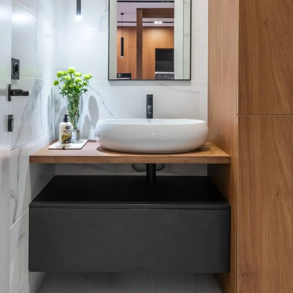 Bright Contemporary Bathrooms created by Affordable Bathroom Renovations Auckland for Auckland homeowners