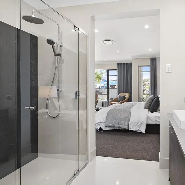 Custom Ensuite Upgrades with modern lighting by Affordable Bathroom Renovations Auckland